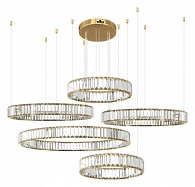 Подвесной светильник Loft it Crystal ring 10135/5 Gold продажа в интернет-магазине DecoTema.ru