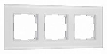 Рамка на 3 поста Werkel Senso белый soft-touch W0033101 продажа в интернет-магазине DecoTema.ru