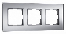 Рамка на 3 поста Werkel Senso серебряный soft-touch W0033106 продажа в интернет-магазине DecoTema.ru